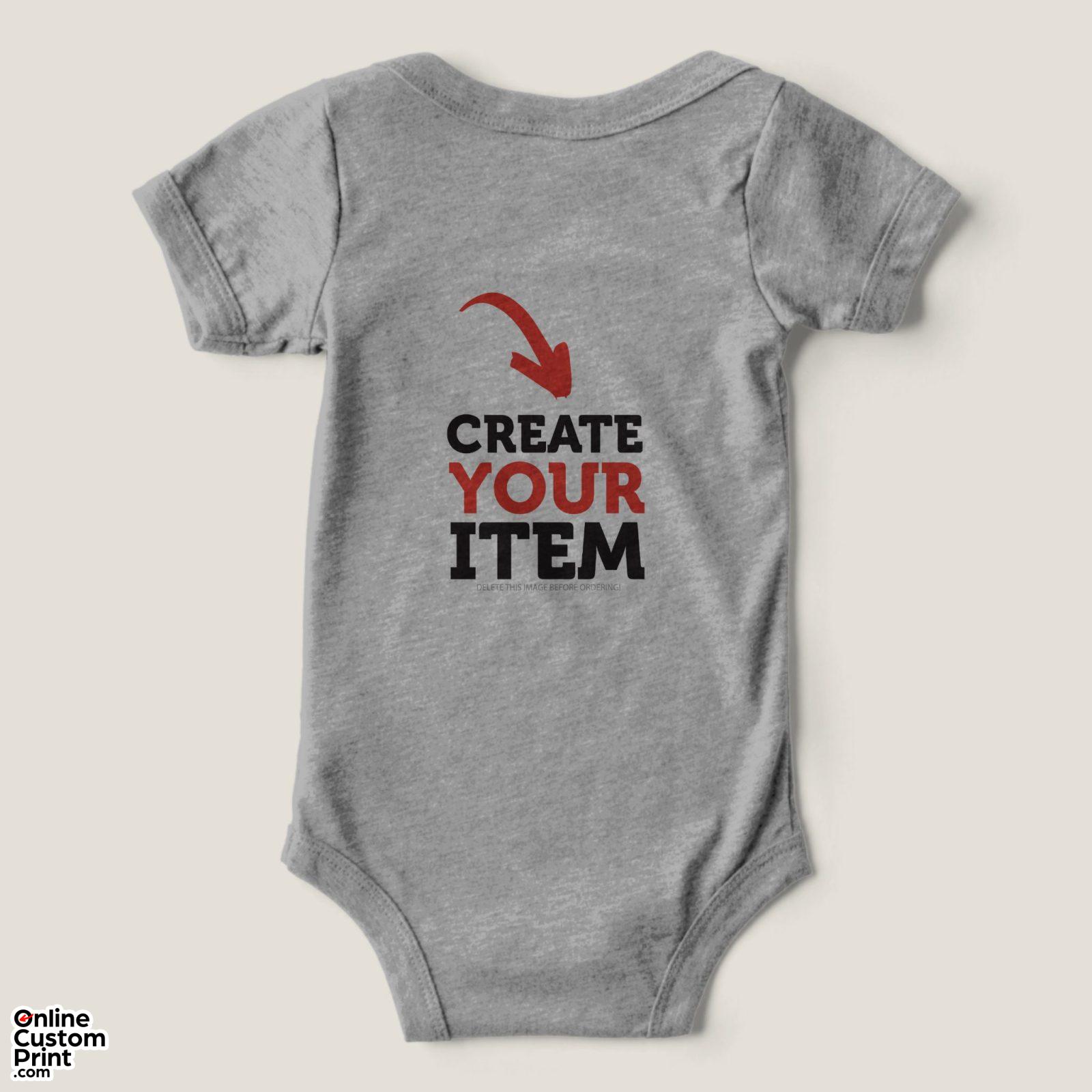 Custom Baby Bella+Canvas Tri-blend One Piece - Image 2