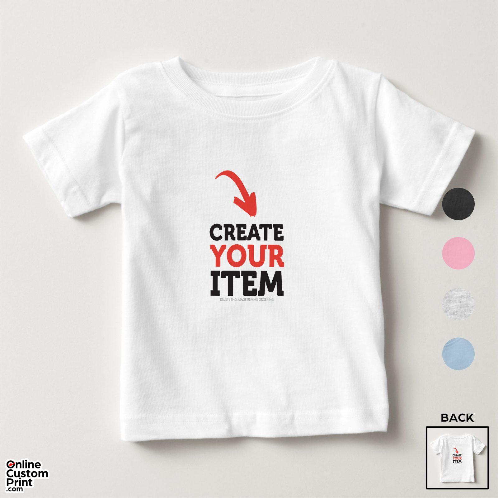 Create your own Custom Baby Jersey Shirt