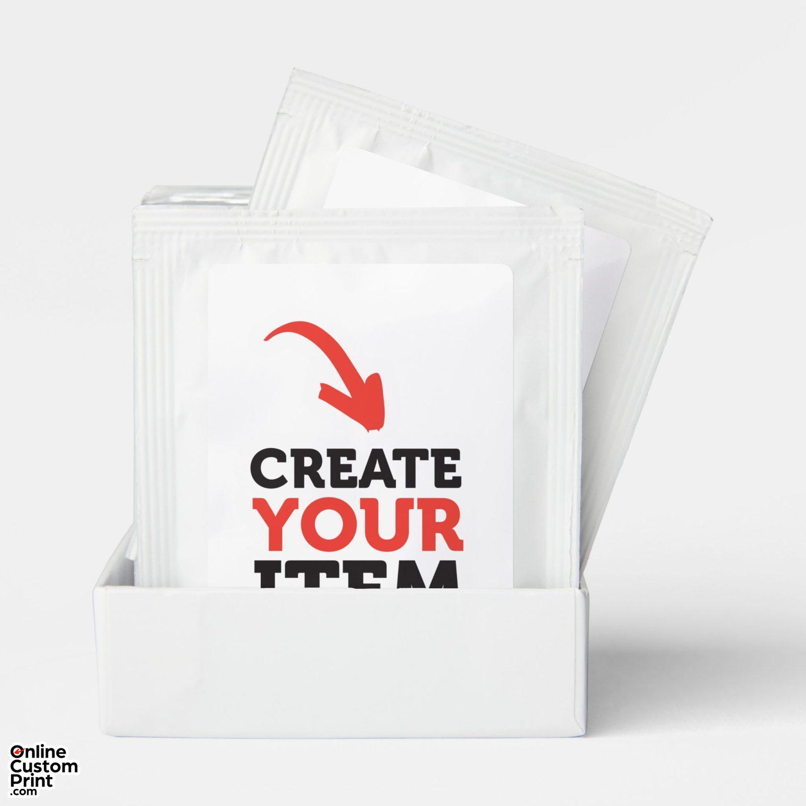 CREATE-YOUR-OWN DIY Custom upload your design Coffee Drink Mix (Pair)