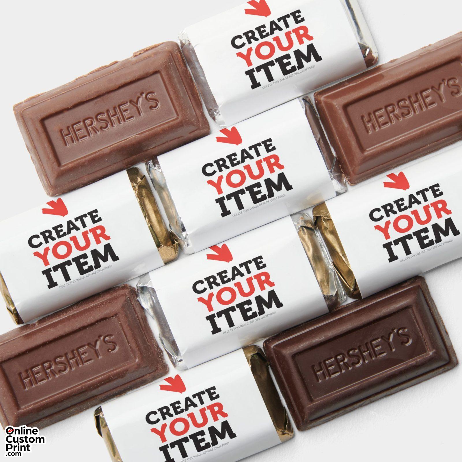 CREATE-YOUR-OWN DIY Custom upload your design Hershey's Miniatures (Assorted)