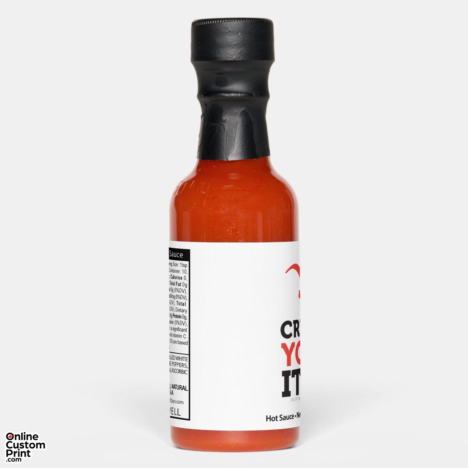 CREATE-YOUR-OWN DIY Custom upload your design Hot Sauces