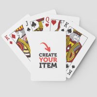 CREATE-YOUR-OWN DIY Custom upload your design Poker Cards
