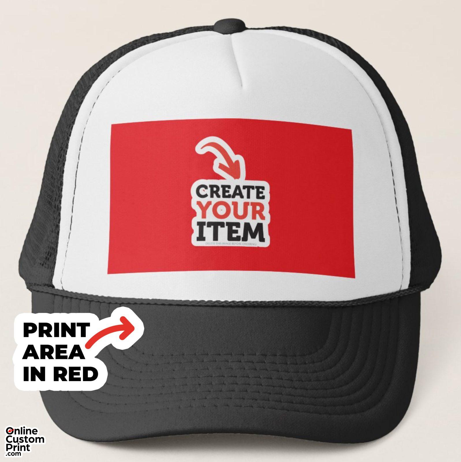 MAXIMUM PRINT AREA TRUCKER HAT