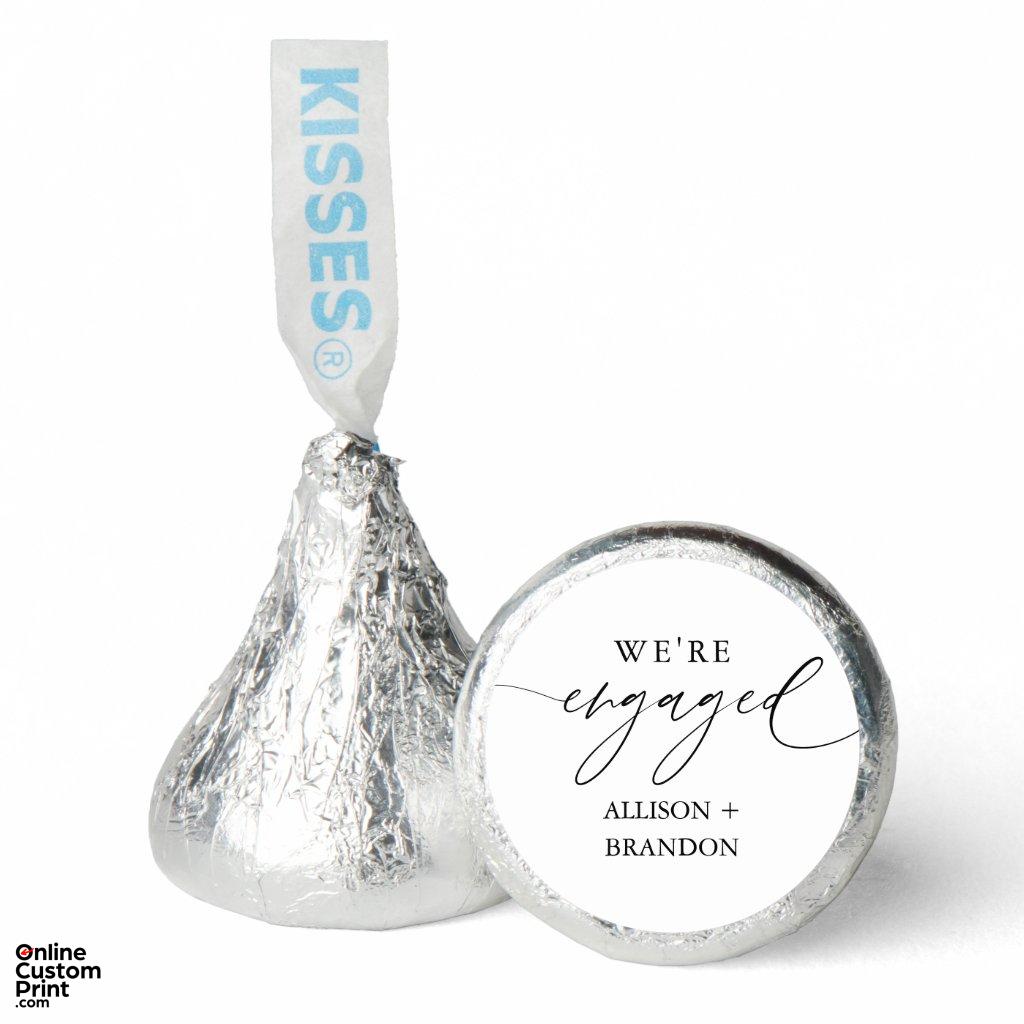 CREATE-YOUR-OWN DIY Custom upload your design Hershey®'s Kisses® (Wedding)